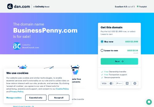The domain name BusinessPenny.com is for sale | Dan.com
