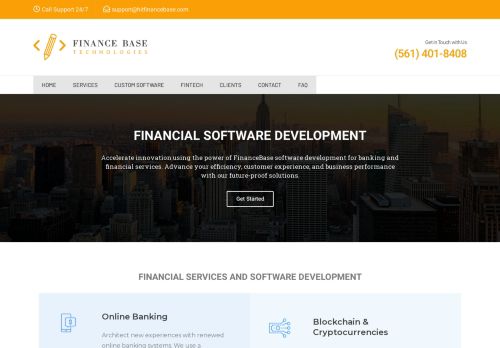 Software Development For Finance – We Develop – You Benefit | Finance Base – High-Quality FinTech & Banking Development. Cost Optimization. Consulting. Support.