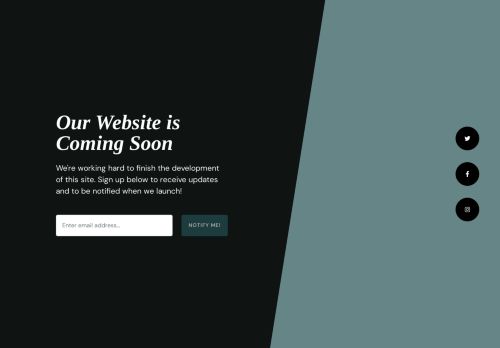 Coming Soon - Start Bootstrap Theme