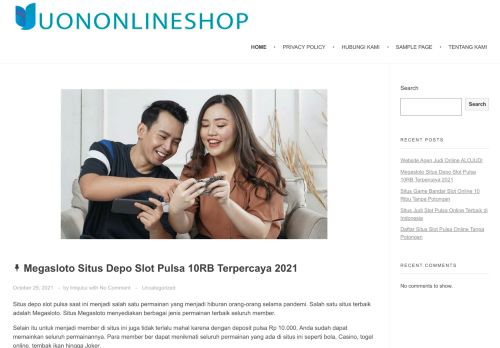 Pemberitahuan Mengenai Slot Online Deposit Pulsa Tanpa Potongan | UonOnlineShop.com
