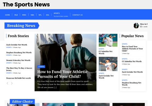 The Sports News Today - Just another WordPress site