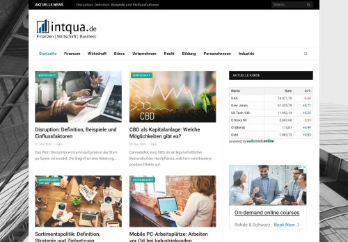 intqua.de | Wirtschaft und Finanzen -
