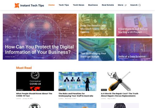 Homepage - Gadgets - Instant Tech Tips