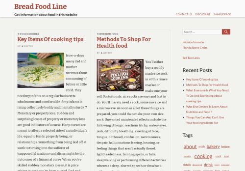 Bread Food Line – Get information about food in this website