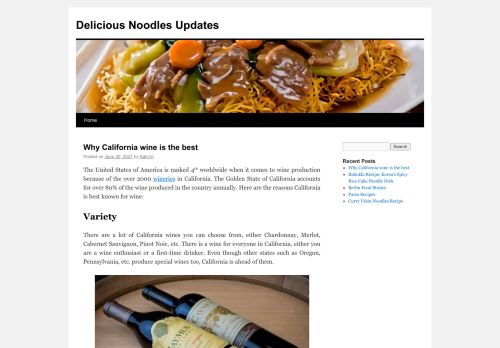 
Delicious Noodles Updates	