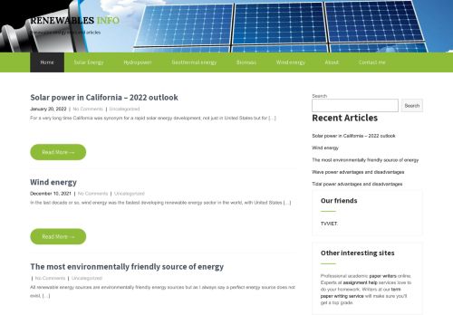 Renewables Info – Renewable energy news and articles