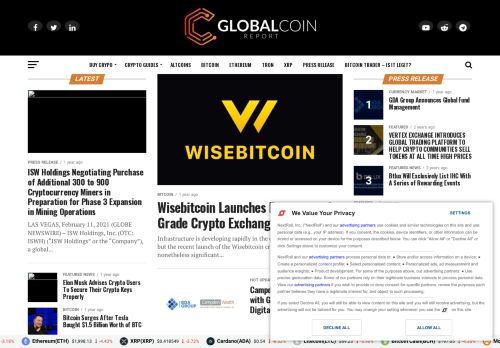 Cryptocurrency News and Guides - Global Coin Report