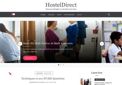 HostelDirect – Share your thoughts on education and career