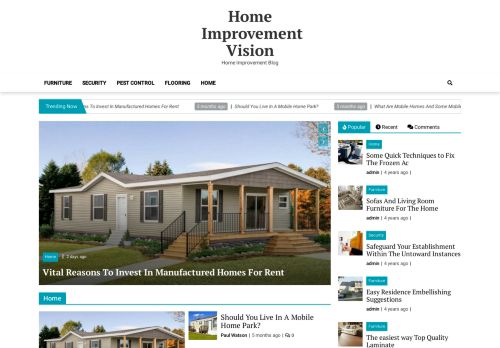 Home Improvement Vision – Home Improvement Blog