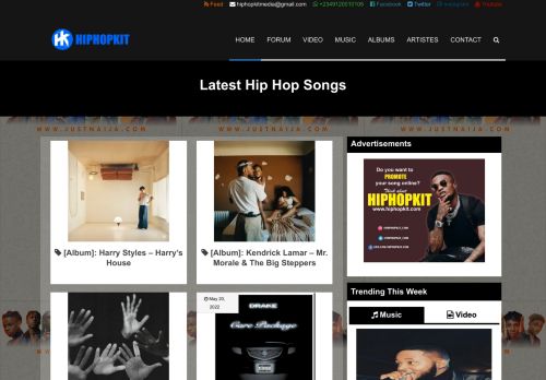 HipHopKit - The American Music Hub | Latest Hip Hop Music & Albums