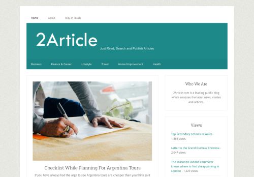2Article - Just Read, Search and Publish Articles