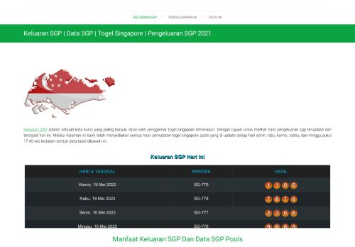 Keluaran SGP | Data SGP | Togel Singapore | Pengeluaran SGP 2021