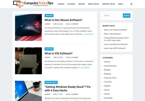 Computer Tricks and Tips - A Tech Blog For Everyone