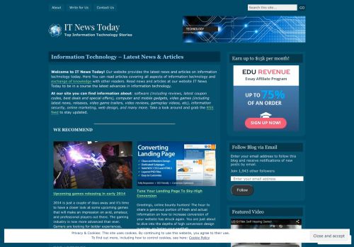 IT News Today | Top Information Technology Stories