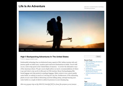 
Life Is An Adventure | Adventure To Find Freedom And Enjoy The Beauty Of Nature	