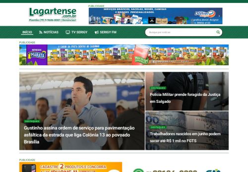 Portal Lagartense.com.br – O Portal de Lagarto e da região Centro-Sul