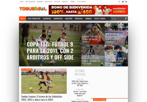 Toqueygol.com - Futbol internacional, Copa Federación, Academias, Entrevistas, Selección, Especiales, Torneos