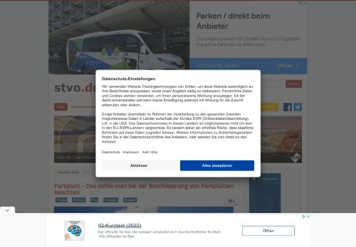 stvo.de - Das Portal zur Staßenverkehrsordnung 