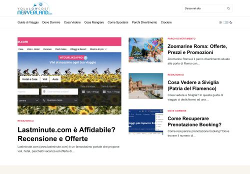 Homepage - Viaggi e Voli Low Cost: Nerverland.com