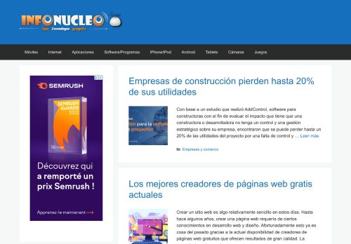 Infonucleo.com - Tecnología, tablets, smartphones, reviews, laptops y gadgets