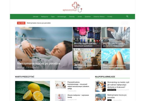 Portal o zdrowiu, chorobach i medycynie - apteczny24.pl