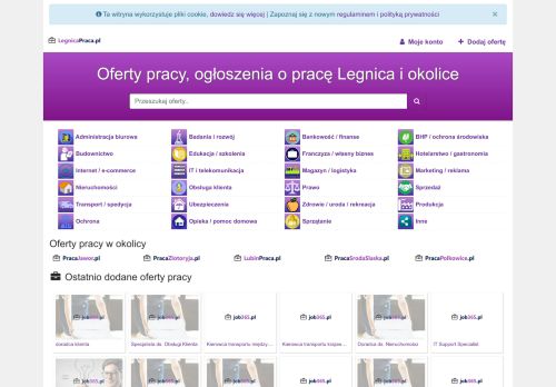 Praca Legnica, oferty pracy Legnica