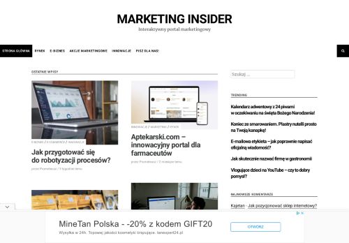 MARKETING INSIDER » Interaktywny portal marketingowy