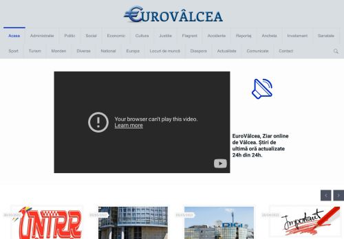EuroValcea, Ziar online de Valcea