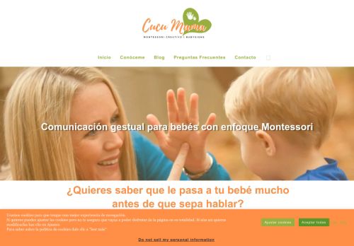 Montessori para bebés / Baby Sign / Método Montessori - Cucumama
