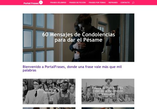 Portal Frases, la mayor web de frases célebres en español