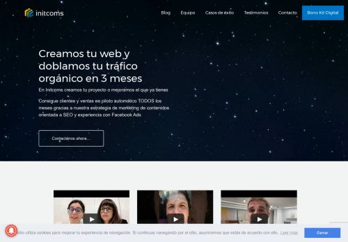 Initcoms – Marketing Online, Posicionamiento y Diseño Web Ourense, Galicia