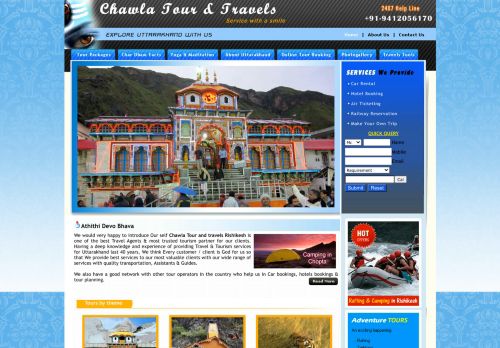 Chardham Tour Operators in Rishikesh | Rishikesh Travel Agents | Rishikesh Car Rental | Rishikesh Tour Operators