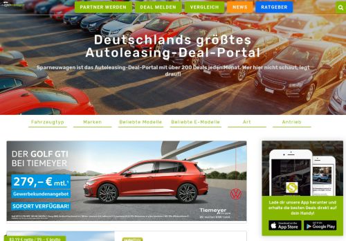 Leasing für Neuwagen: Beste Autoleasing-Deals auf Sparneuwagen.de