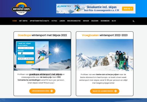 Wintersport Europa » Tips en Aanbiedingen Sneeuwzekere Wintersport met Skipas.