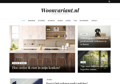 Woonvariant.nl - Kom alles te weten over wonen