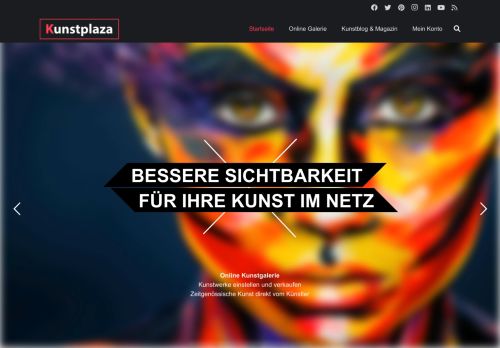Kunstplaza: Künstler Plattform - Kunst Magazin - Online Galerie
