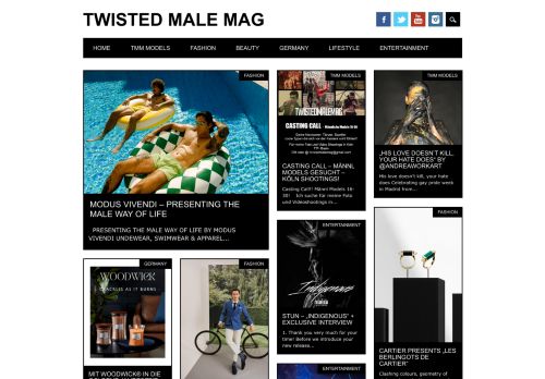 Twisted Male Mag | Online Magazine for MEN