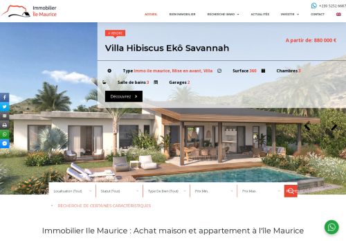 Achat Maison île Maurice | Achat Appartement Ile Maurice | Immobilier Ile Maurice