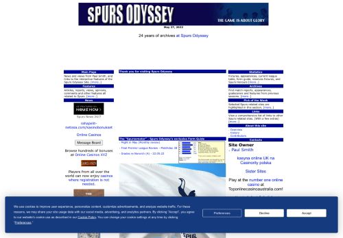 Spurs Odyssey - Home Page
