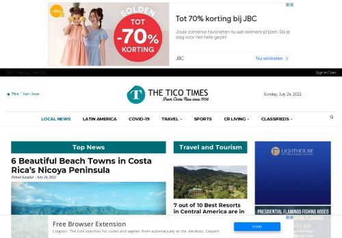 Tico Times: Costa Rica Breaking News, Travel, Sports and More :