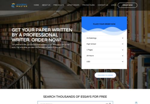Essay Writing Services - Academic Master
