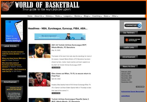 Your guide to the most popular sport - World of Basketball

