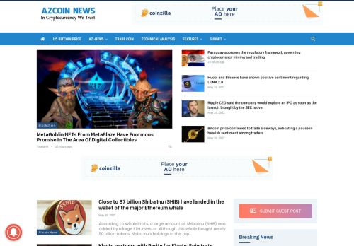 AZCoin News - In Cryptocurrency We Trust