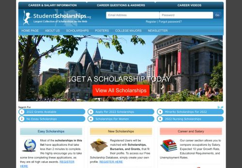 Scholarships - List of College Scholarships and Applications
