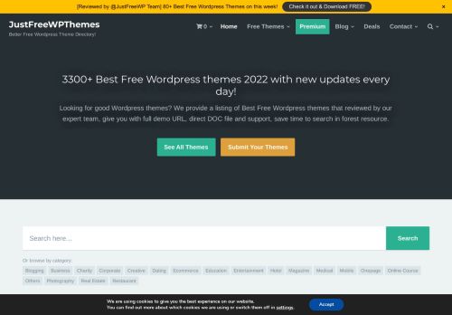 3300+ Best Free Wordpress themes 2021 @ JustFreeWPThemes
