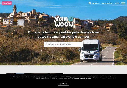Áreas AC para pernoctar con autocaravana en pueblos de España
