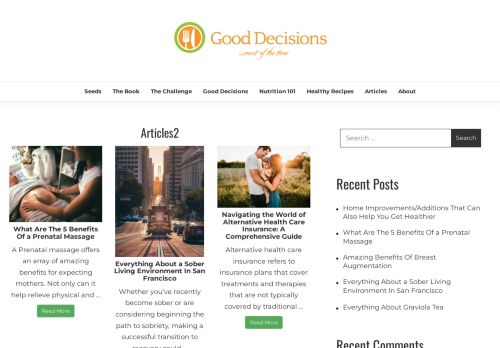 Articles2 - Good Decisions