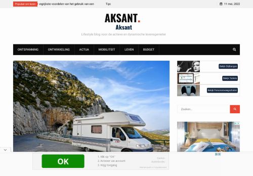 Aksant - Lifestyle blog voor de actieve en dynamische levensgenieter