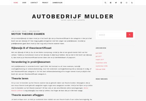 Autobedrijf Mulder - Import service met garantie
