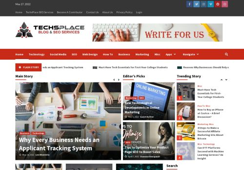 TechsPlace - Technology Blog and SEO Services
